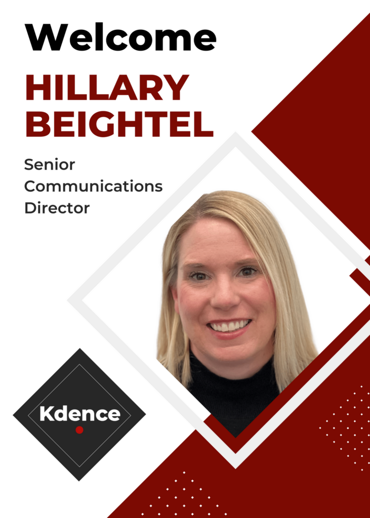 Welcome Hillary Beightel, Senior Communications Director